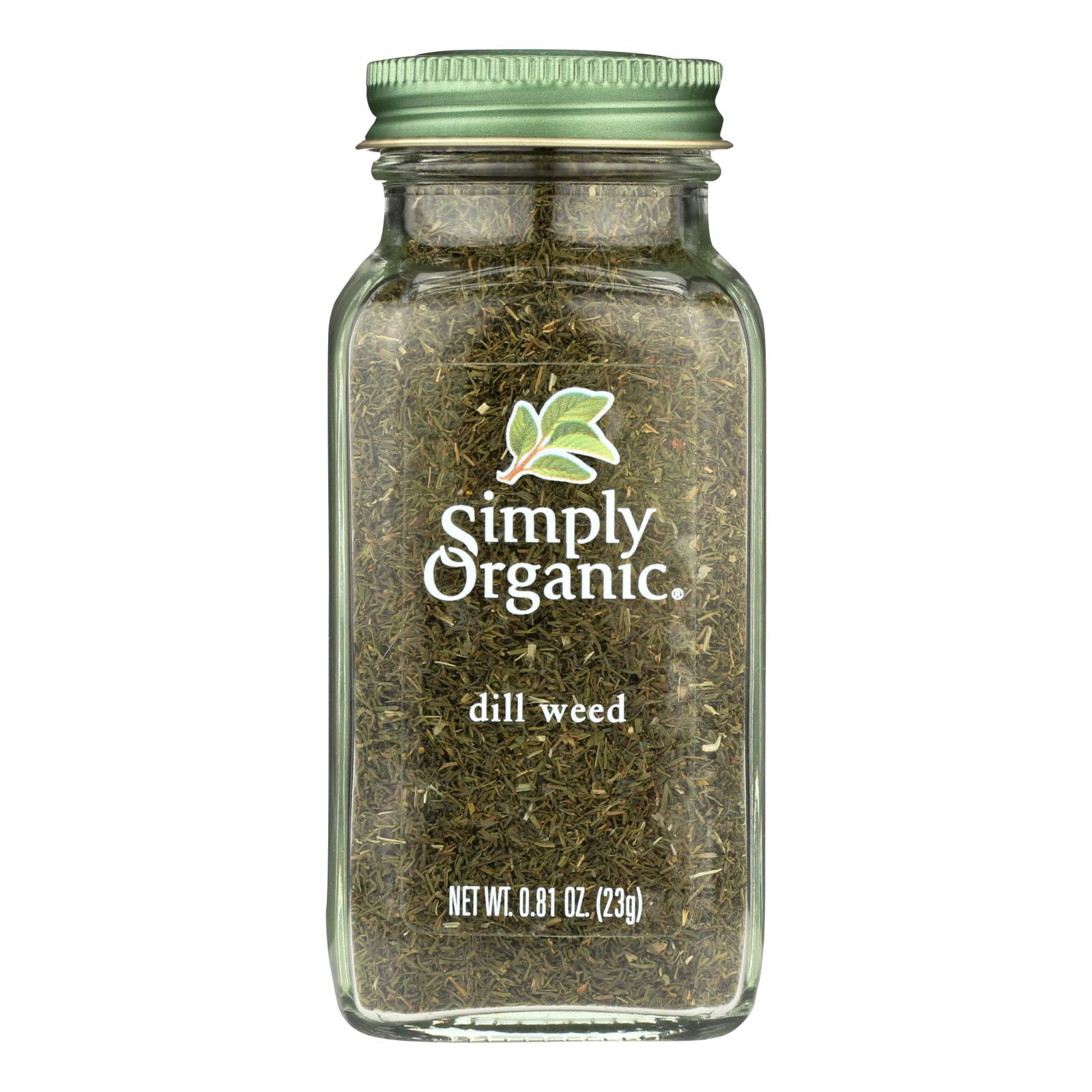 Simply Organic Dill Weed - Organic - .81 oz - Walmart.com - Walmart.com