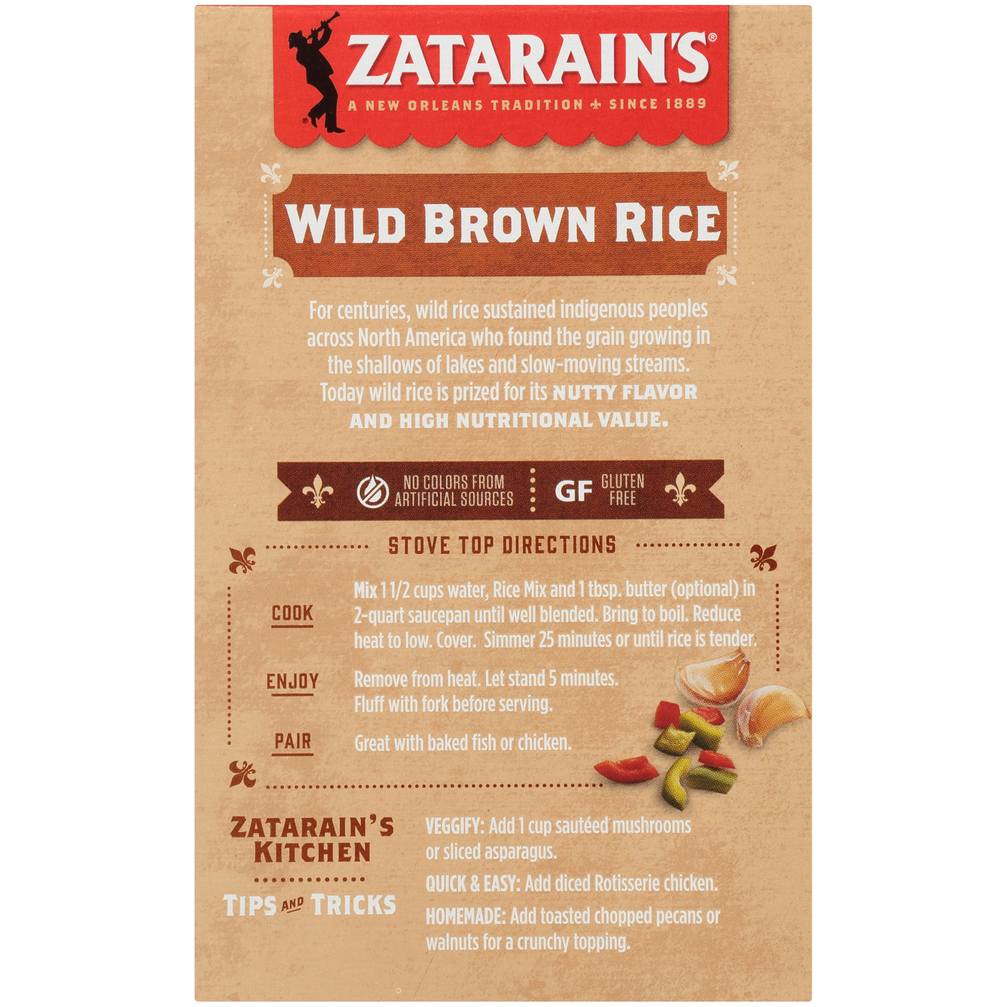 Zatarain's® Beef Flavor Rice 6.8 oz. Box
