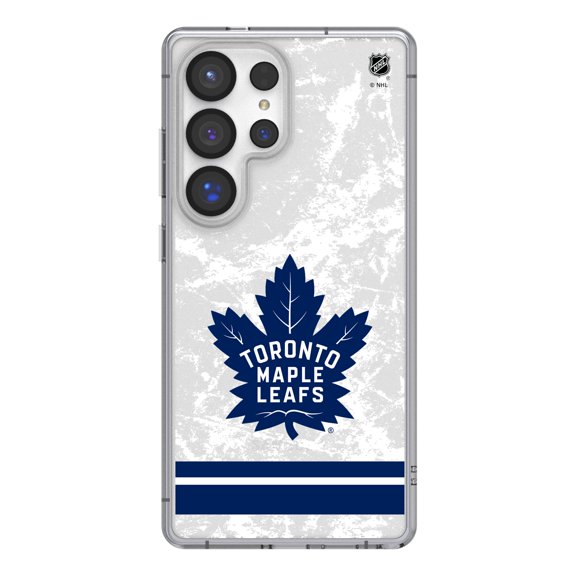 Toronto Maple Leafs Galaxy Stripe Clear Ice Case