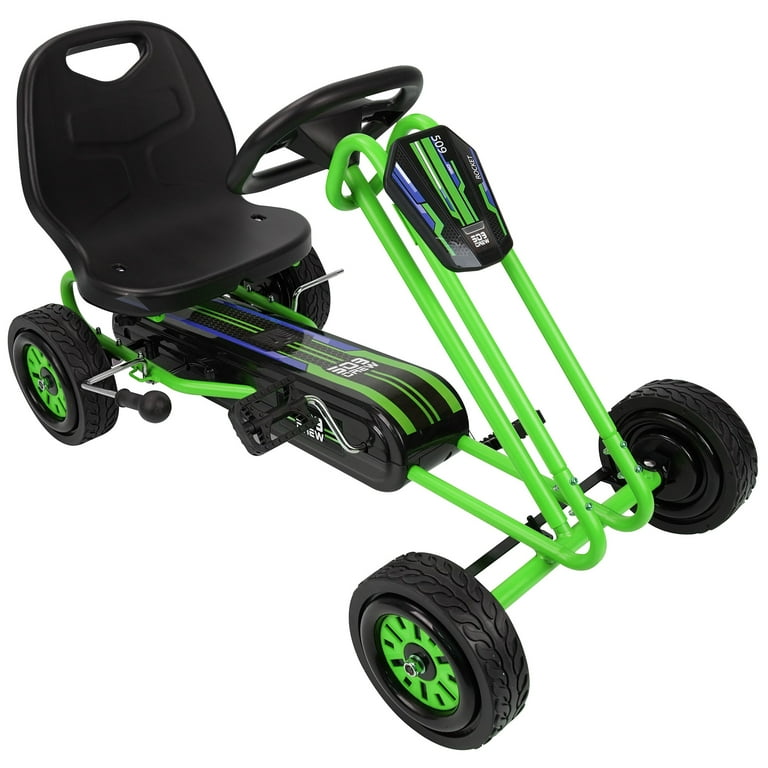 Rocket Pedal Go Kart Ride On - Green