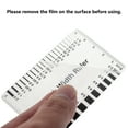 thumbnail image 2 of (10PCS) Muka Plastic Concrete Crack Width Ruler-Gloss Clear B, 2 of 5