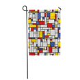 thumbnail image 1 of LADDKE Blue Pop Abstract Mosaic Pattern Mondrian Emulation Colorful Modern Geometric Garden Flag Decorative Flag House Banner 12x18 inch, 1 of 1