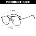 thumbnail image 2 of Gafas de bloqueo de luz azul para mujer/hombre, gafas retro de moda con montura grande, gafas para juegos de ordenador, 2 of 5