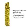 thumbnail image 3 of Uxcell 1Pc Polypropylene Rope Diamond Braid Nylon Cord High Strength 3/8" x 50ft Yellow, Black, 3 of 6