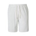 thumbnail image 4 of EOYWHK Mens Active Shorts with Pockets Elastic Waist Drawstring Athletic Shorts Soft Lightweight Breathable Casual Activewear for Men White, Size XXL, 4 of 9