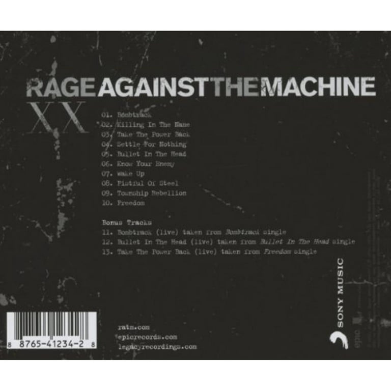 Rage Against the Machine - Rage Against The Machine XX [20th Anniversary]  [Bonus Tracks] - CD 
