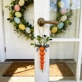 thumbnail image 4 of Colgante de Zanahoria de Pascua Qazbgdl | Decoración de Zanahoria Verde con Cuentas de Madera | 1 Pieza | Adorno Colgante Naranja de 13,5 Cm para Fiesta de Pascua y Decoración Del Hogar, 4 of 6