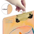 thumbnail image 6 of FORMRS Acrylic Clipboard with Low Profile Clip Standard A4 Letter Size, 12.5" x 9", Goldfish, 6 of 8