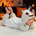 thumbnail image 6 of Ulanda Cute Animal Jumpsuit for Babies and Toddlers Soft Plush Onesie Romper Unisex Holiday Outfit with Multiple Styles (Grey, 3-4 Years), 6 of 6