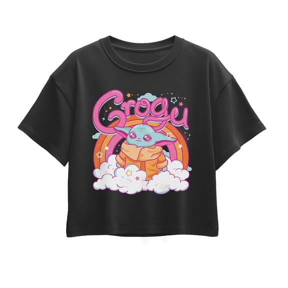 Star Wars - Grogu Kawaii - Youth Girls Boxy T-Shirt