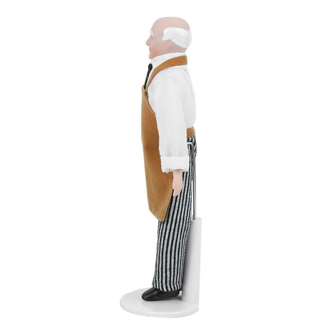 Porcelain Doll Miniature Dollhouse Accessories Dollhouse Miniature Man Ceramic Doll People Miniature Porcelain Doll Chef Porcelain Doll Model For Dollhouse #1,#2,#3
