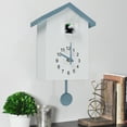thumbnail image 3 of Cuckoo Clock with Chimer Minimalist Cuckoo Sound Clock with Pendulum Delicate Cuckoo Clock Bird House Battery Powered, 3 of 10