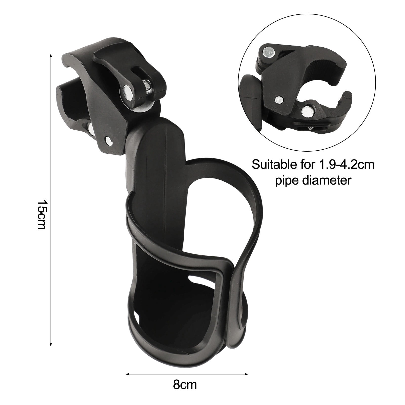 4Pcs Bottle Holders Nylon Adjustable Water Cup Holders For Stroller Kids Scooter Fangkenuo