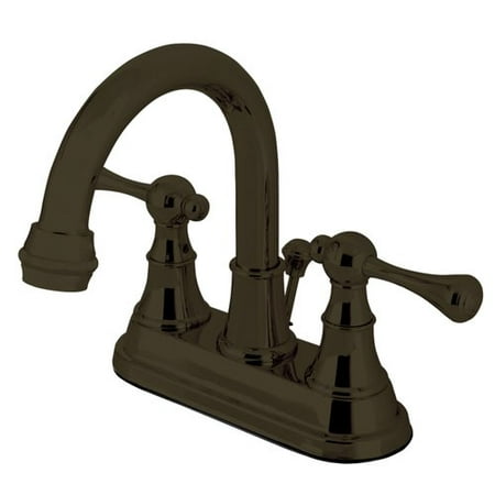 UPC 663370048289 product image for Kingston Brass KS3665BL 4 in. English Country Centerset Lavatory Faucet, Oil Rub | upcitemdb.com