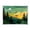 Green and Yellow Sunset, variant on Acrylic Tray Clear Serving Tray Rectangle Decorative Tray with Cut Handle Green and Yellow Sunset