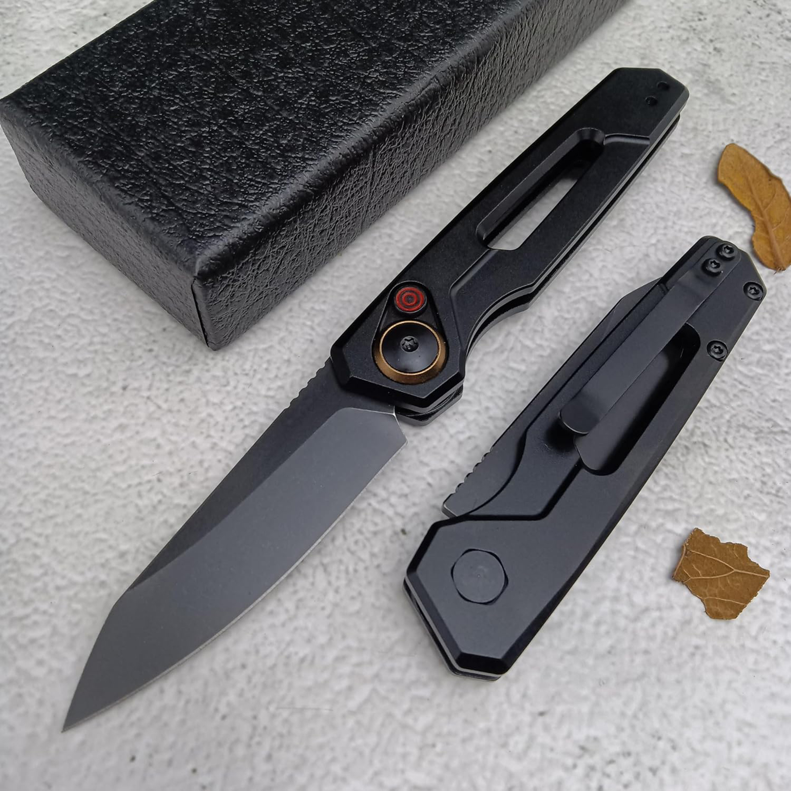 Everyday Carry Folding Knife, Auxiliary EDC Pocket Knife, Stainless Steel Handle for Camping, Backpacking Travellers and Everyday Activities