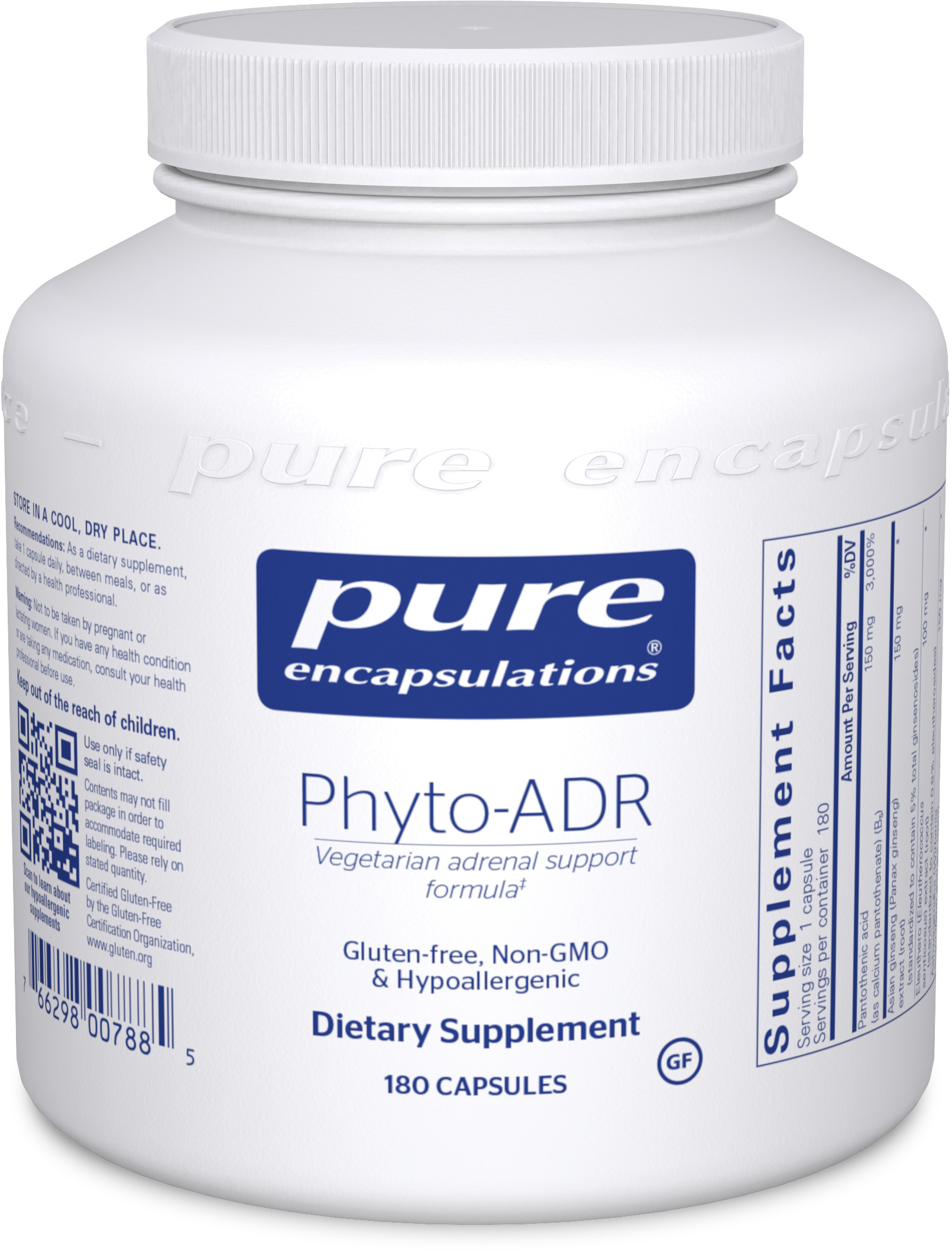 Pure Encapsulations PhytoADR Hypoallergenic Adrenal Support
