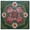 Gallery Wrapped, variant on Emerald Bloom Mandala I Canvas Print Bathroom Wall Art by Art Remedy, Gold Frame, 20 x 20