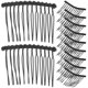 thumbnail image 1 of 25 peines metálicos para el pelo con pinza para el pelo, para novia, para decoración de bodas., 1 of 8