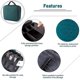 thumbnail image 3 of Women Cosmetic Bag, Makeup Storage Case, Travel Makeup Bag Organizer Waterproof Storage Portable Makeup Case, 3 of 4