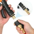 thumbnail image 5 of STYDDI Garden Hose Quick Release Connect Coupler, Metal Hose Fitting Quick Connector 3/4" GHT Male and Female - No Leaks Water Hoses Quick Disonnect Adapter, 4 Set, 5 of 7