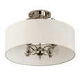 thumbnail image 6 of Meyda Tiffany 200594 Cilindro 4 Light 24" Wide Semi-Flush Drum Ceiling Fixture - Nickel, 6 of 6