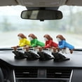 thumbnail image 6 of Witch and wizard broom car decorations,Motion Activated Dashboard Decor That Drifts & Spins,fun gifts for car enthusiasts., 6 of 6
