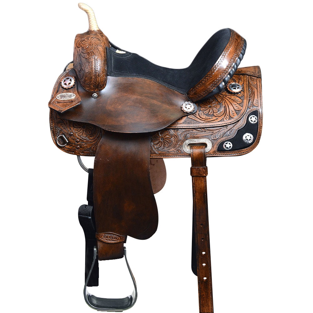 15 In Western Horse Saddle American Leather Treeless Trail Barrel 15 In Western Horse Saddle American Leather Treeless Trail Barrel
