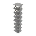 thumbnail image 1 of Luzkey Vertical Shoe Rack Corner Storage Organizer for Doorway Entryway Small Space 8 Tier, 1 of 8