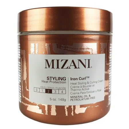 Mizani Iron Curl Heat Styling & Curling Cream, 5 (Best Iron For Wavy Curls)