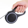 thumbnail image 3 of Flmtop 3/5m Strong Automatic Extend Traction Dog Walking Leash Pet Exercise Rope Lead Black, 3 of 9