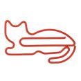 thumbnail image 2 of 100 clips de papel con forma de gato, proceso de chapado, mayor resistencia al deslizamiento, lindos clips de papel para oficina y escuela, 2 of 8