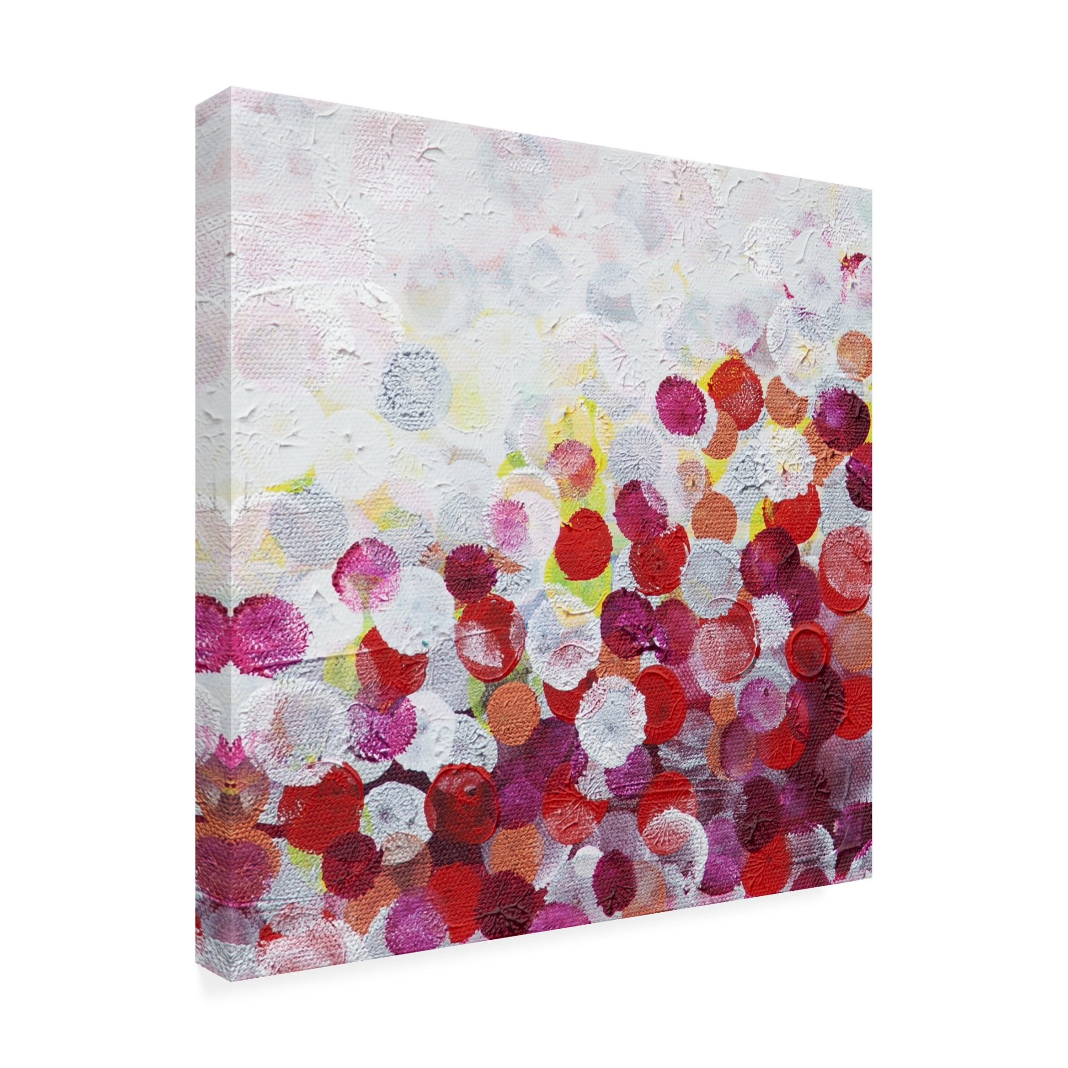 Canvas Wall Art - Hilary Winfield 'Infinity 4' Wall Art for Living Room, Bedroom, or Office Décor by Trademark Fine Art - 18 x 18 Inches