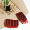 thumbnail image 2 of KAKOWELY Pédales de Voiture Rouges avec Matériau en Acier Inoxydable pour Modèle Tesla 3/Y Dimensions Précises Design Antidérapant, 4.13"X3.15"X0.79 Pouces, 2 of 5