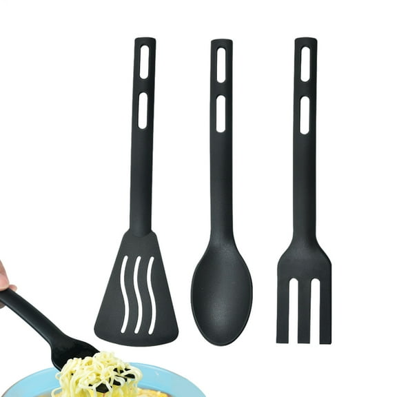SHZONS Kitchen Tool Set Nylon Cooking Utensil Sets Non Stick Spatulas Comfortable Handle Cookware Accessories For Camping Hiking Outdoor carefully