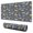 DarkGray Cartoon Dinosaurs, variant on Long Mouse Pads for Desk,DarkGreen Cartoon Dinosaurs Eggs Pattern Desk Mats on Top Of Desks, Desk Mouse Pad Extra Large with 3mm Non-Slip Base and Stitched Edge for Gaming,Office,Work,Home 31.5"x11.8"