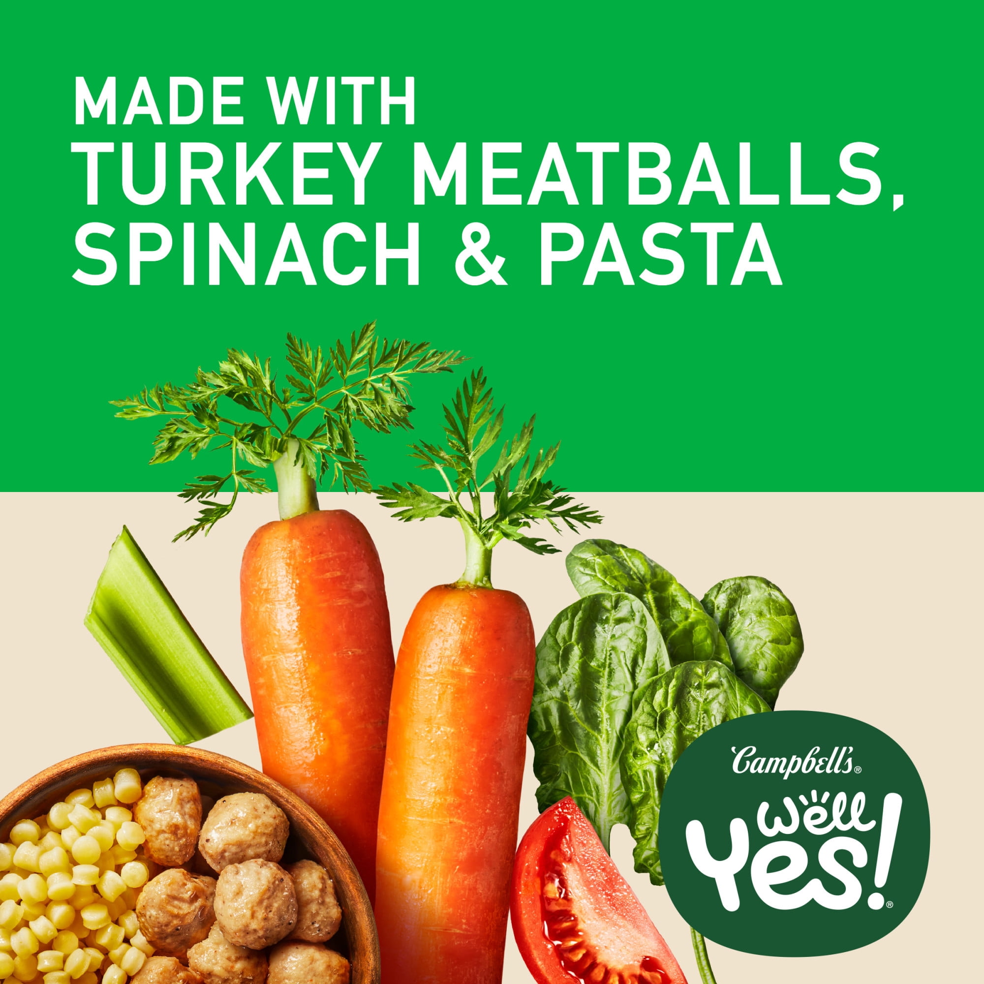 Campbell's Well Yes! Italian Wedding Soup, 16.1 oz Can