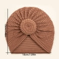 thumbnail image 2 of Sombreros para bebé, gorro de terciopelo con bola de pelo de 10 cm, para niña y niño, bonito gorro para mujer., 2 of 3