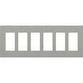 thumbnail image 1 of Claro CW-6 Six Gang Wallplate, 1 of 4
