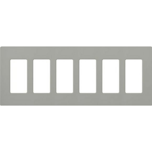 Claro CW-6 Six Gang Wallplate