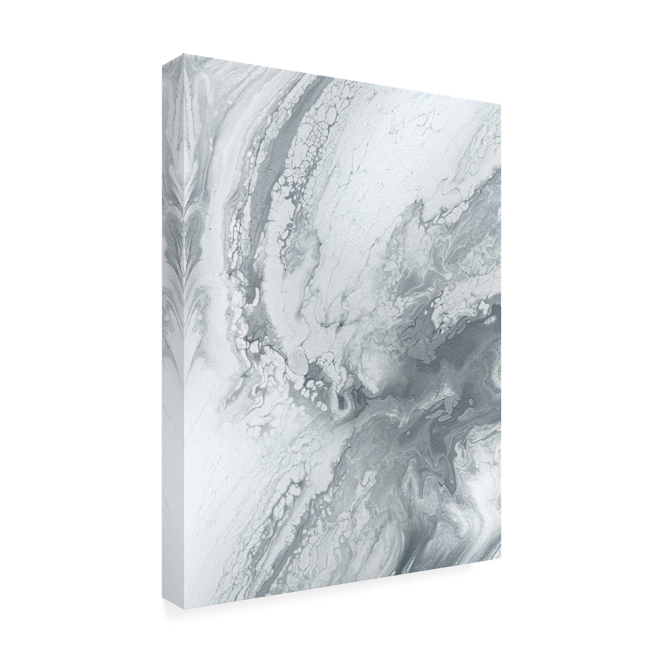 Trademark Fine Art Alyson Storms Marble Grey Canvas Wall Art