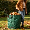 thumbnail image 4 of Heavy Duty Reusable Garden Bags 132 Gallon Pp Yard Waste Sacks with Handles, Foldable Outdoor Debris Bags for Leaves & Clippings, Garden Garbage Bag *1, 4 of 6