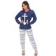 thumbnail image 1 of Dibujos de personajes de pijamas de invierno largos estampados para mujer Deng Xun unisex, 1 of 2