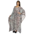 thumbnail image 3 of Moomaya Women's Sexy Swimsuit Cover Up Caftan Kimono Sleeve Beachwear Sheer Kaftan, 3 of 7