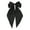 Black, variant on Large Double Layer Hair Bowknot Clip For Adults Teens Soft Ribbon Fabric Barrettes Metal Hairpin For Daily Styling