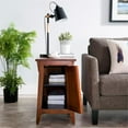 thumbnail image 2 of Maklaine Mission Cabinet Wood End Table in Brown Finish/Russet, 2 of 10