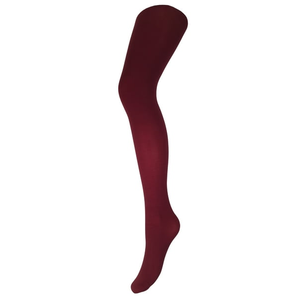 Malka Chic - Womens burgundy opaque footed tights pantyhose - Walmart ...