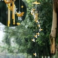 thumbnail image 1 of Decoración Colgante para Carillón de Metal perfecl 4 Tubos con Molino Angelo Windbell Church, 1 of 8