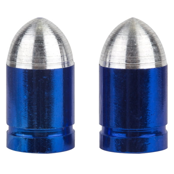 Trik Topz Presta Bullet Valve Caps Blue 1 Pair Decorative Valve Caps
