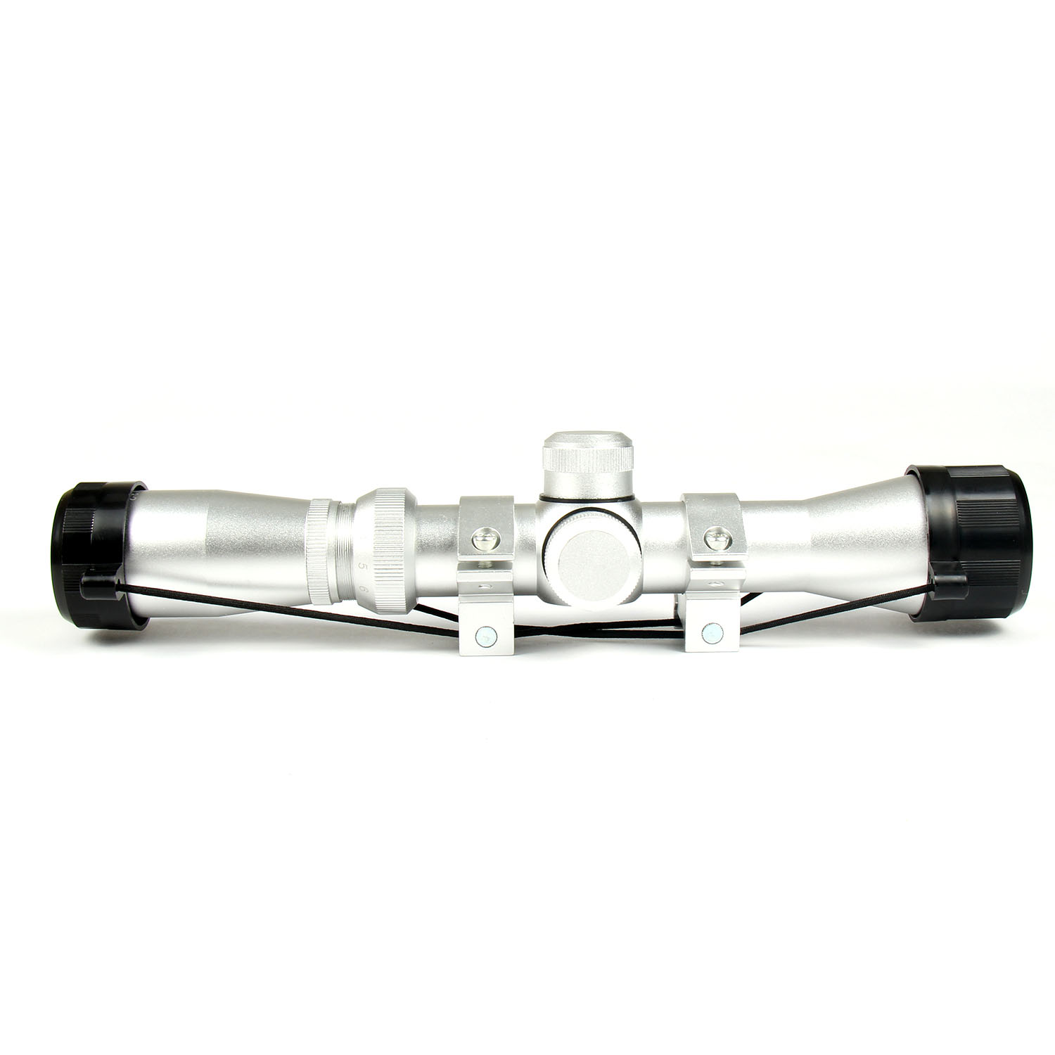 Silver Mosin Nagant 2-7x32 Long Eye Relief Scope Fits Mosin Nagant 1891/30 M39